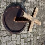 Oak pedestal table 1950