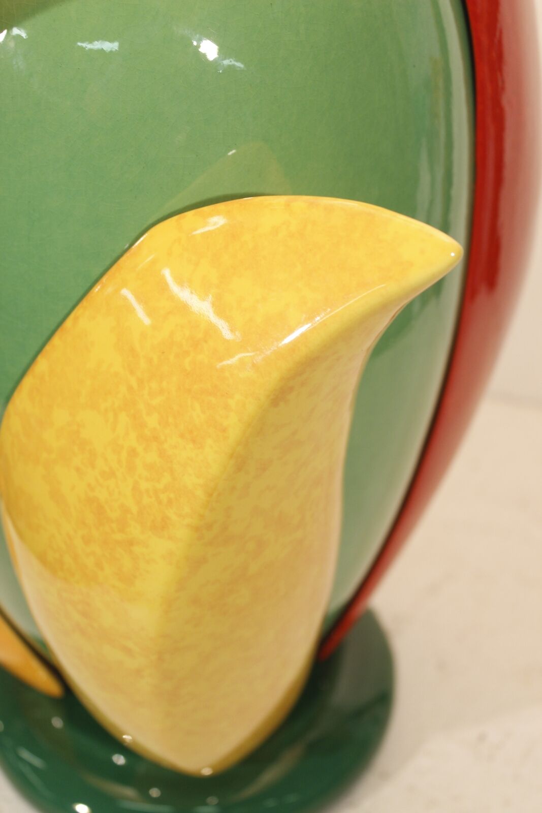 Ceramic lamp by François Chatain, France, 1990s