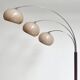 Space Age arc lamp by Dijkstra Lampen, 1970s
