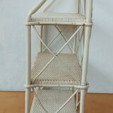 Vintage rattan shelf