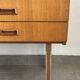 Coiffeuse scandinave vintage en teck, années 60
