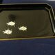 RECTANGULAR LACQUERED WOODEN PLATTER WITH FISH DECORATION