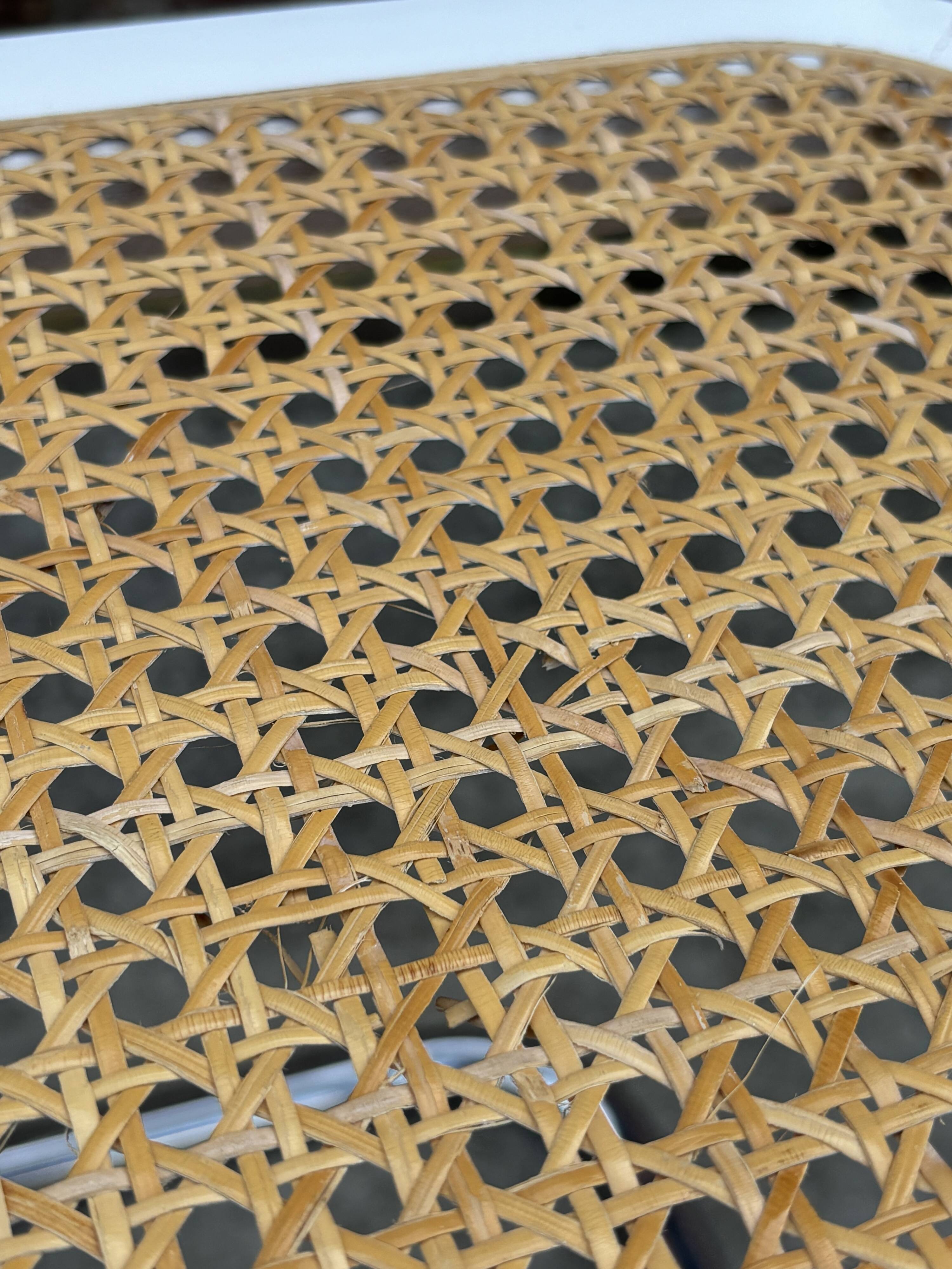 Cesca design chair model b32 in chrome white