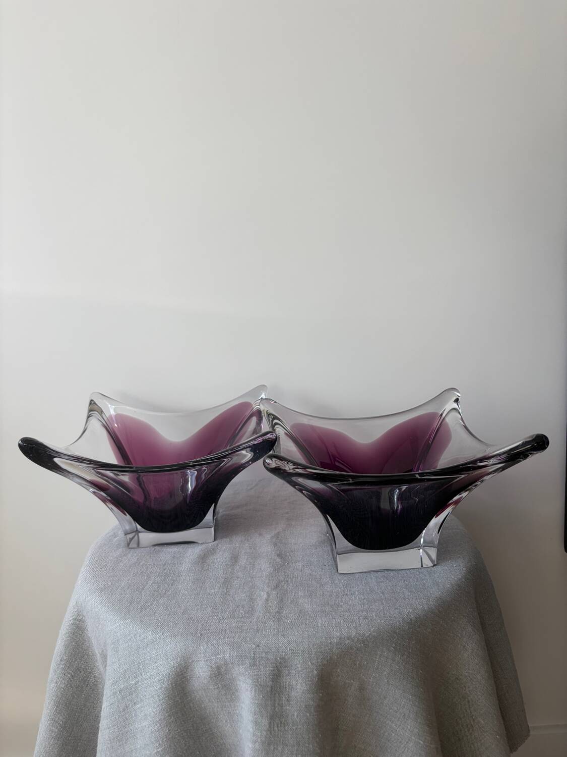 Paire de vide-poche Murano, 1950