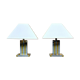 Table lamp for lumica braas & chrome