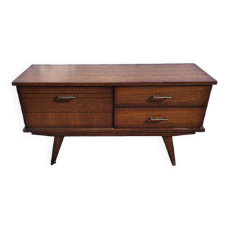 Vintage oak sideboard from the 60s, 115cms L