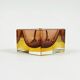 Sommerso Murano Glass Ashtray by Flavio Poli for Seguso, Italy, 1970s