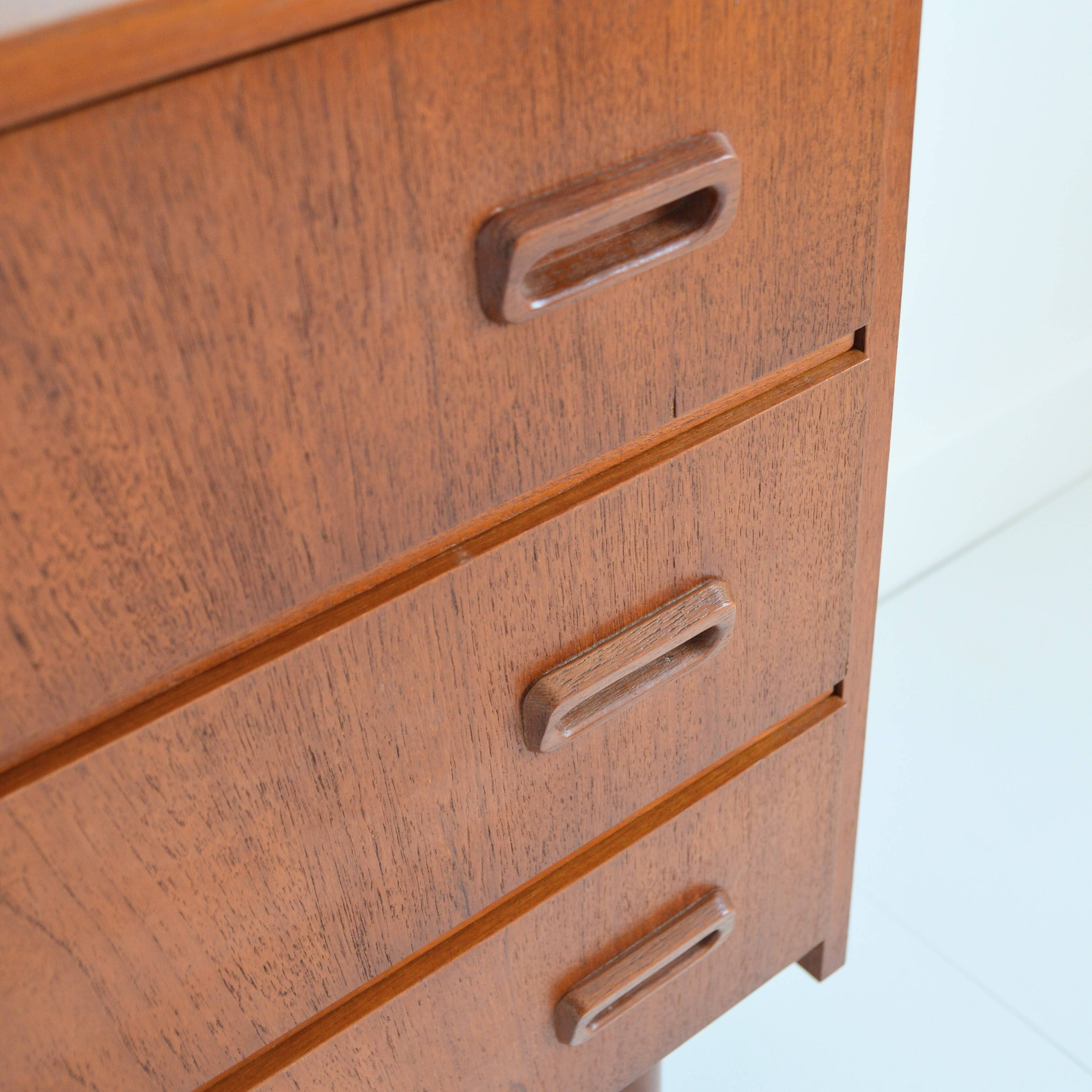 Commode scandinave teck 1960s