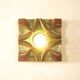 Ceramic wall lamp by Honsel, 1970s, Fat Lava glaze