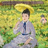 Suzanne Eisendieck (1908-1998) - Oil on canvas - "Sunday in the fields" - Signed