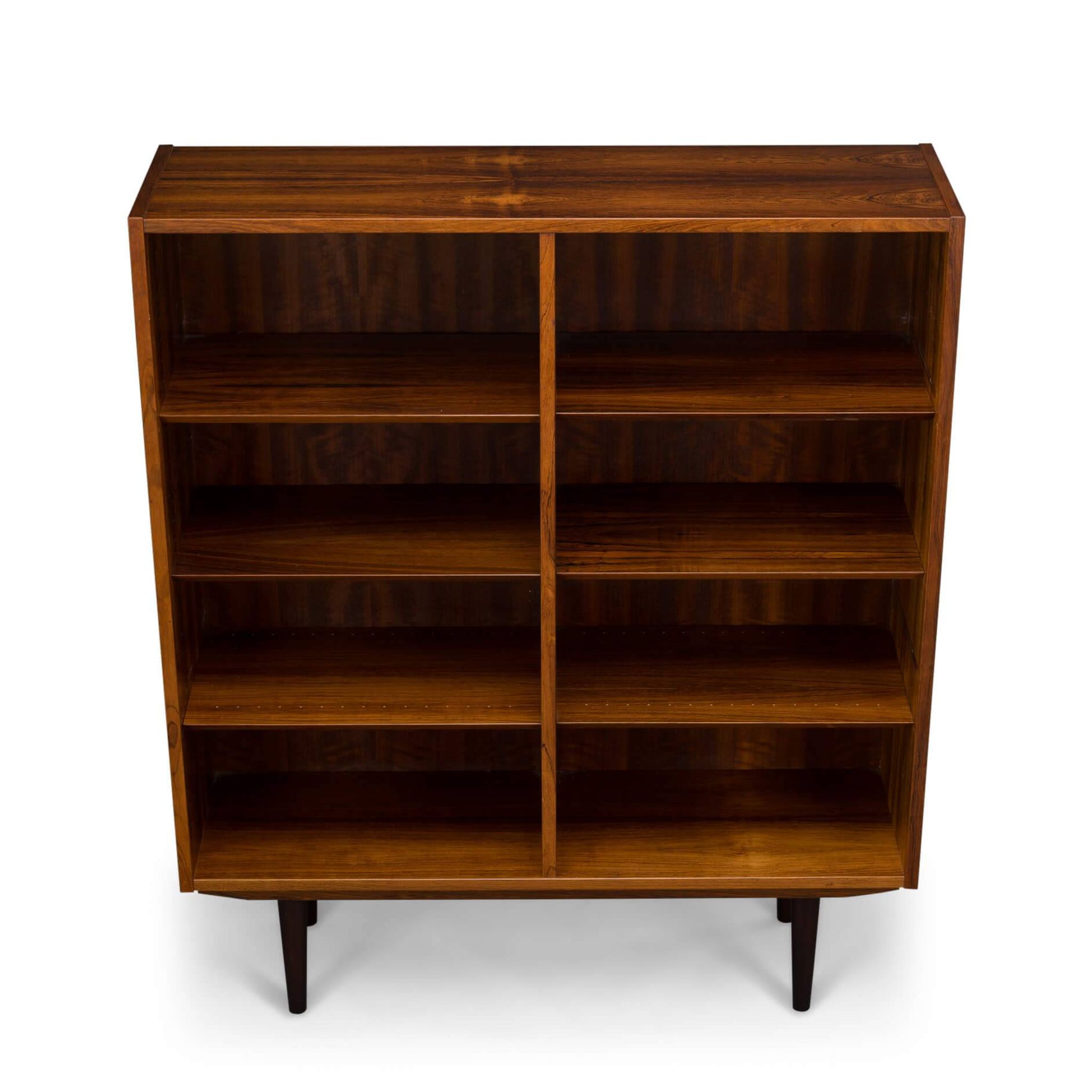 Danish midcentury modern  Rosewood Bookcase by Hundevad & Co, 1960s