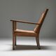 Fauteuil moderne rustique 'Worpswede' - 1960