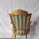 Fauteuil à la reine style Louis XVl bois doré XlXe siècle