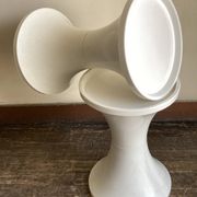 Paire de chevets Space Age en ABS blanc, 1970