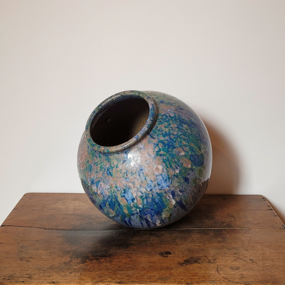 Ceramic ball vase
