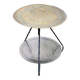1970s round Moroccan side table