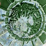 Sarreguemines grape barbotine dessert plates