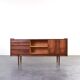 Mid-Century Polish Walnut Sideboard from Bytomskie Fabryki Mebli, 1960s.