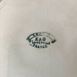 Soup plates from the 60s, Luneville earthenware