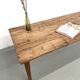 Farm table with tapered legs, L 260 cm