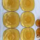 Set of 6 Duralex cups and 6 Vereco saucers