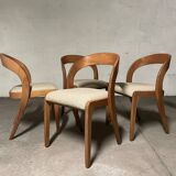 Set of 4 Gondola chairs - Baumann from the 60s/70s