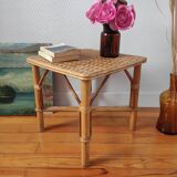 Rattan bedside tables