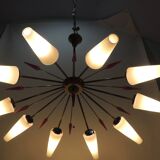 Lustre/Arlus Lunel/ français ancien du milieu du siècle dernier/10 feux