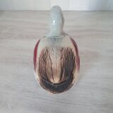 Duck-shaped slipware in the style of Michel Caugant.