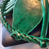 vintage fruit cup in braided ceramic