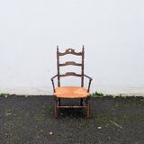 Straw armchair