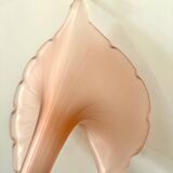 Leonardo vase in pink frosted glass