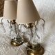 Pair of Gilt Bronze Girandole Lamps with Tassels