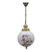 1970s Glass Pendant Light, Czechoslovakia