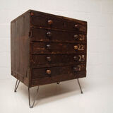 Reworked english edwardian printers draw set