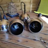 Set of 4 real STAFF pendant lights from the 70s
