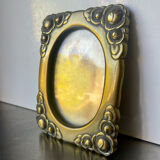 Cadre photo en laiton art nouveau