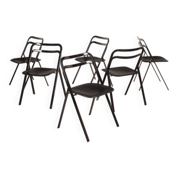 Chaises pliantes Clio par Giorgio Cattelan pour Cidue