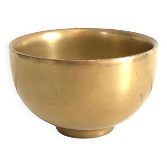 Gold Ceramic Tea Cup