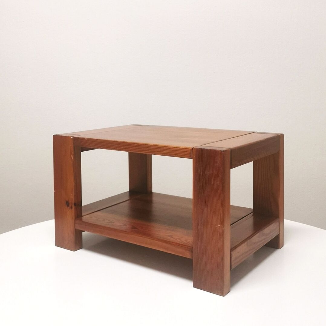 Side table in elm, 1979