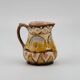 Beige vintage pitcher in Nimy earthenware