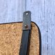Red coat rack 1950 mirror free form brass hooks