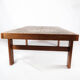 Table basse en teck avec carreaux de design danois, années 1960