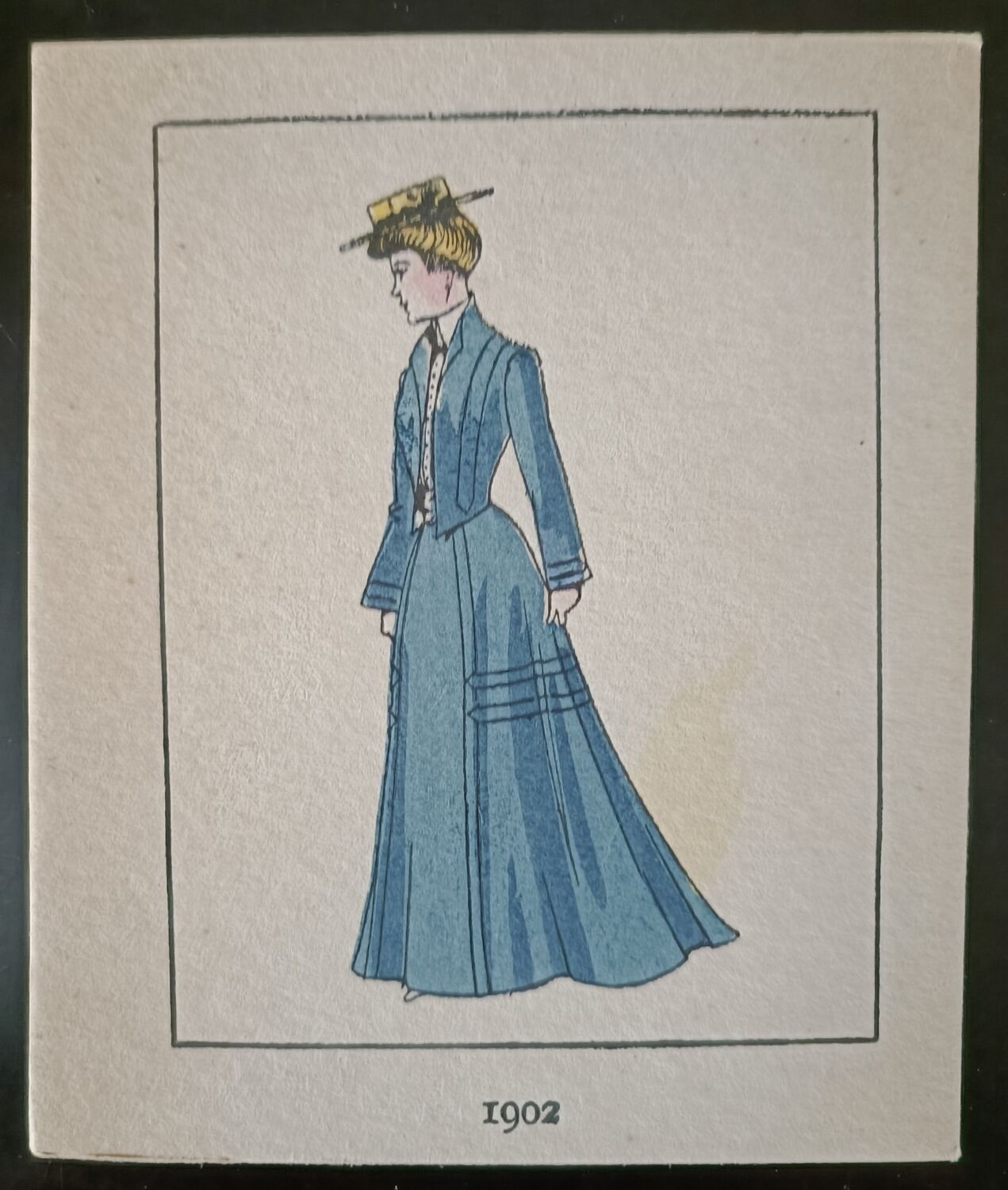 Colorful stencil Art Deco fashion