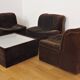 Armchairs Emmetre with Table by Guido Fareschini for Mariani, 1970s, Set of 4