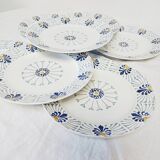 Lot de 7 assiettes à déjeuner Onnaing
