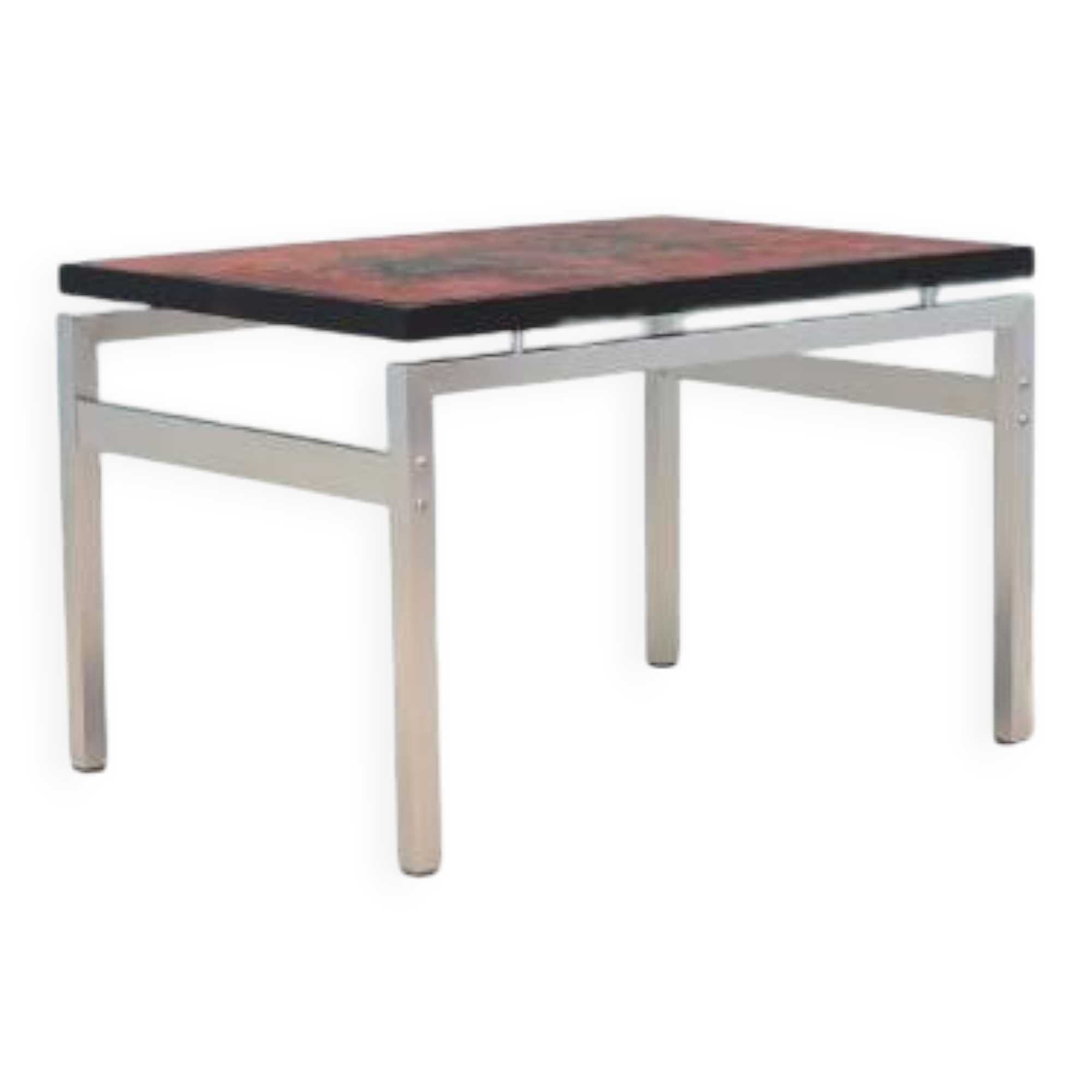 Table basse en verre, design danois, années 1970, designer : Jean Rene
