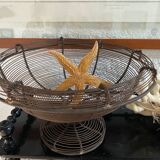 Large vintage wire fruit basket
