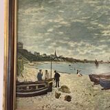 Reproduction Claude Monnet - “The beach of Saint Address”