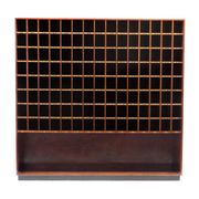 Vintage wine cabinet / shop cabinet with 120 compartments from the 1960s